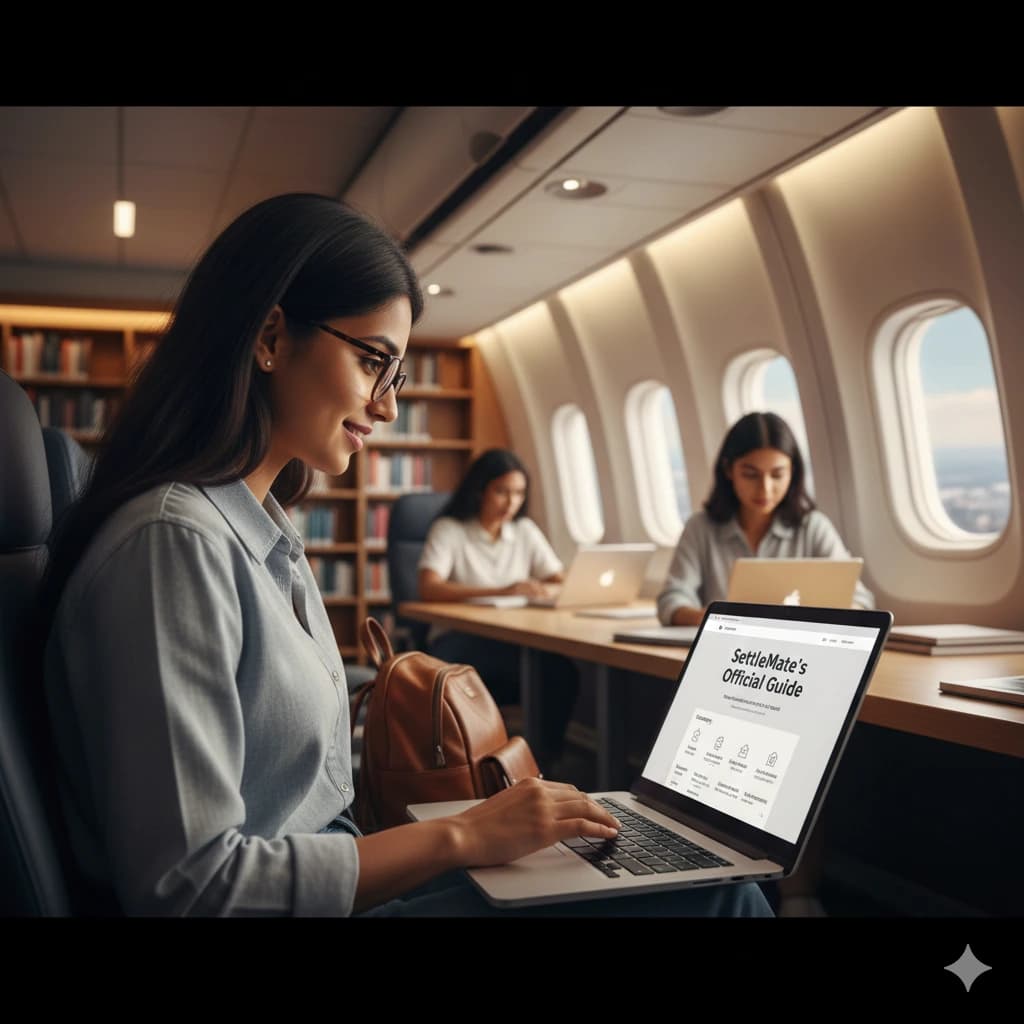 Map illustration representing settlement steps in Australia